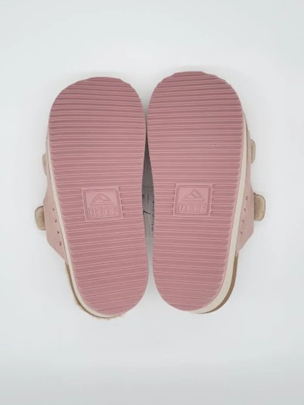 REEF Ojai Ciara Women’s pale mauve Suede Platform Slide Sandals Size 7 NWOB